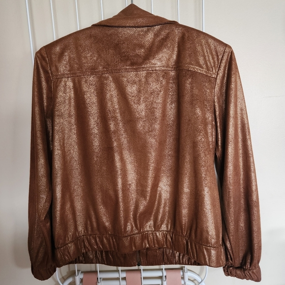 Ruby Rd. Petite Bomber Jacket - Picture 4 of 5